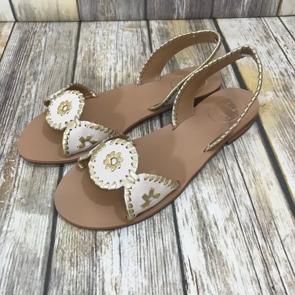 Jack Rogers Shoes - Jack Rogers Gold Sandals NWOT